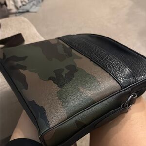 Camouflage Leather Men's Bag